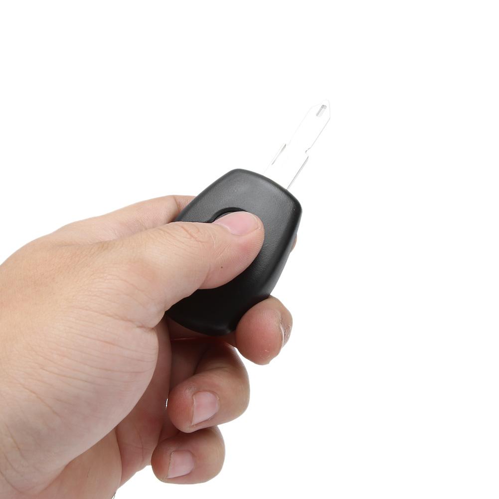 Auto 2-Knopf Schlüsselanhänger Gehäuse Fernbedienungsschlüssel Schale Ersatz mit Schlüsselrohling Passend für Renault 206