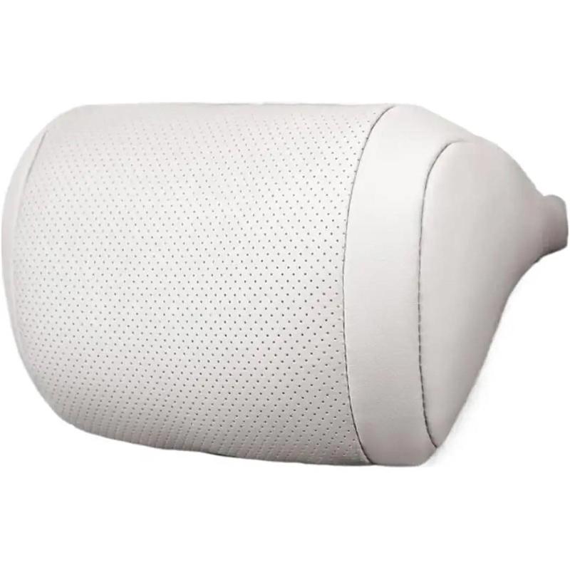 Breathable Leather Car Neck Pillow - Ergonomic Car Headrest Pillow for Neck Support & Comfort
