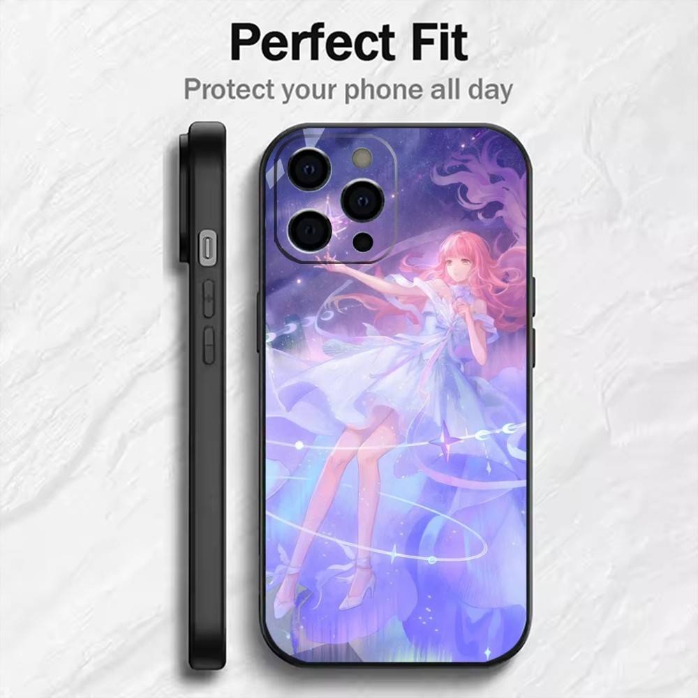 SSR Shin-ing Game N-Nikki-iES Phone Case For iPhone17,16,15,14,13,12 Plus,Max Soft Silicone Black Cover