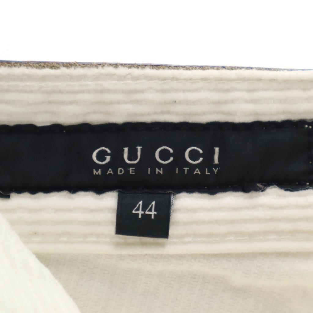 Gucci Made In Italy Corduroy Slim Pants 44 White Men's Used