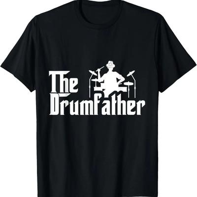 Ehemann Vater Schlagzeuger Lustiger Schlagzeugvater Vatertagsgeschenke Schlagzeug T-Shirt