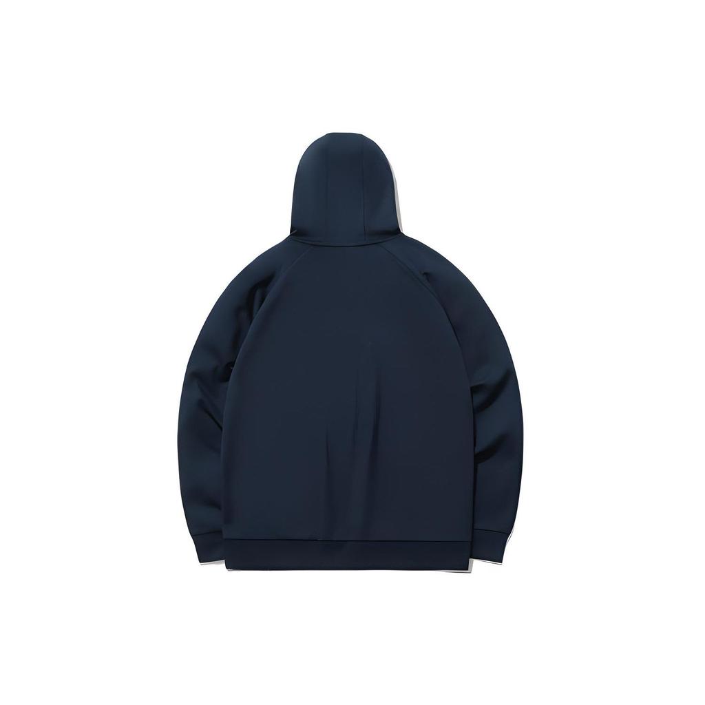 Li-Ning Bedrucktes Kapuzensweatshirt Herren Tops Blau AWDR037-5