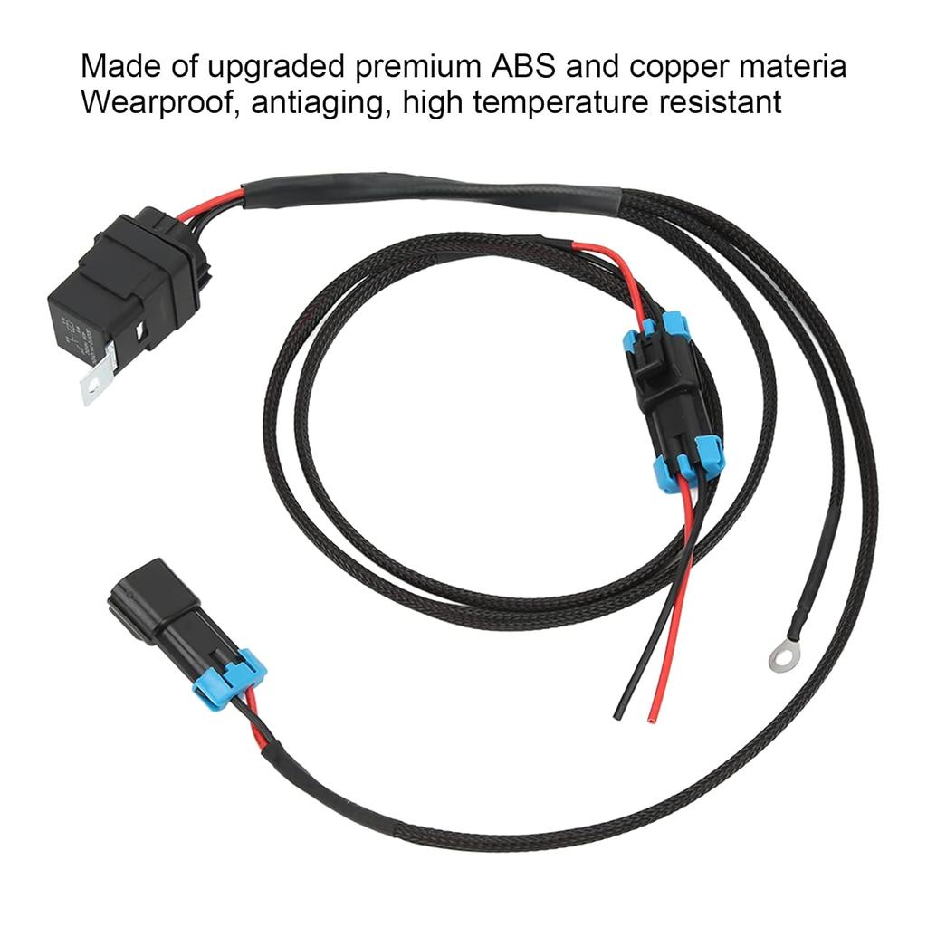 Reverse Light Wiring Harness for 1000, 12V 40A, ABS and Copper, Backup Cable Replacement