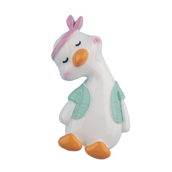 

Магнит на холодильник различных стилей, предметы домашнего обихода, креативная домашняя дверь, окно, 3D наклейка с уткой, милое украшение «сделай сам» F