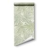 1pc Light Green Boho Tropical Palm Leaf Peel And Stick Wallpaper Vintage Self Adhesive Removable Contact Paper For Home Decor