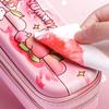 3D Astronaut Pencil Case Boys Stationery New Popular Student Double-Layer Large Capacity Waterproof Pink Rabbit