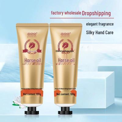 Crema Mani Idratante all'Olio di Cavallo: Skincare Idratante, Anti-Secchezza, Portatile