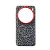 Magnetische Telefoonhoes voor Vivo X300 Pro Geometrische Graffiti Geschilderde Lederen Cover voor Vivo X200 Ultra X200 Pro Mini iQOO 15 13 Z10t