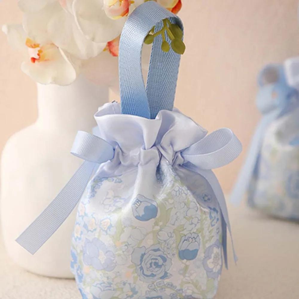 Kreative chinesische Stil Braut und Bräutigam Partyzubehör Brokat Chinesischer Knoten Süßigkeitentasche Verpackungstasche Henkeltasche Hochzeitsmitbringsel Geschenk