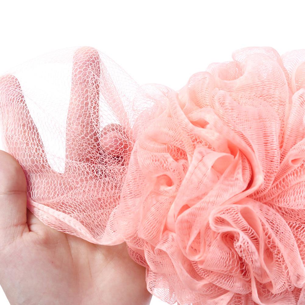 Bath Loofah Sponge, 55g Body Scrubber Shower Sponge, Exfoliating Mesh Pouf, Shower Ball Bath Sponges For Women Men Bathing Accessories, 5in Diameter