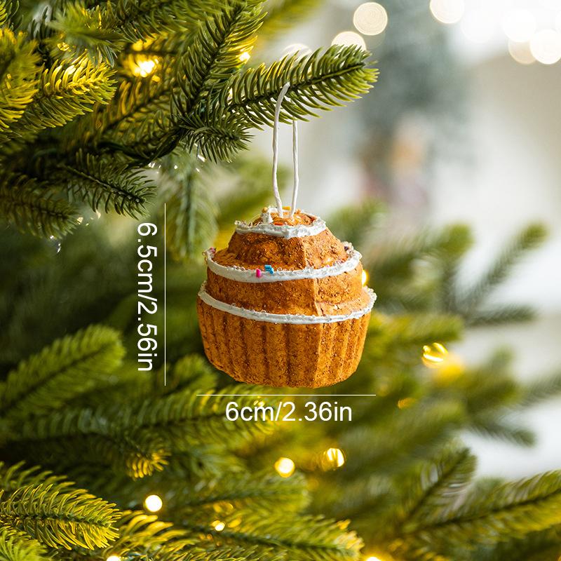 

1 шт. Конфеты Печенье Витрина Подвесные Подвески Домашний Декор Пенопластовая Рождественская Елка Несколько Вариантов