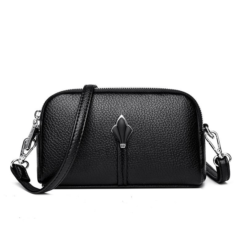 

Женская сумка большой вместимости, ретро маленькая квадратная сумка, новая простая на плечо, кроссбоди, маленькая квадратная сумка чёрный