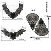 Black And White Organza Embroidery Collar Lace Mesh Lace Diy Sewing Decoration With Clothing Accessories