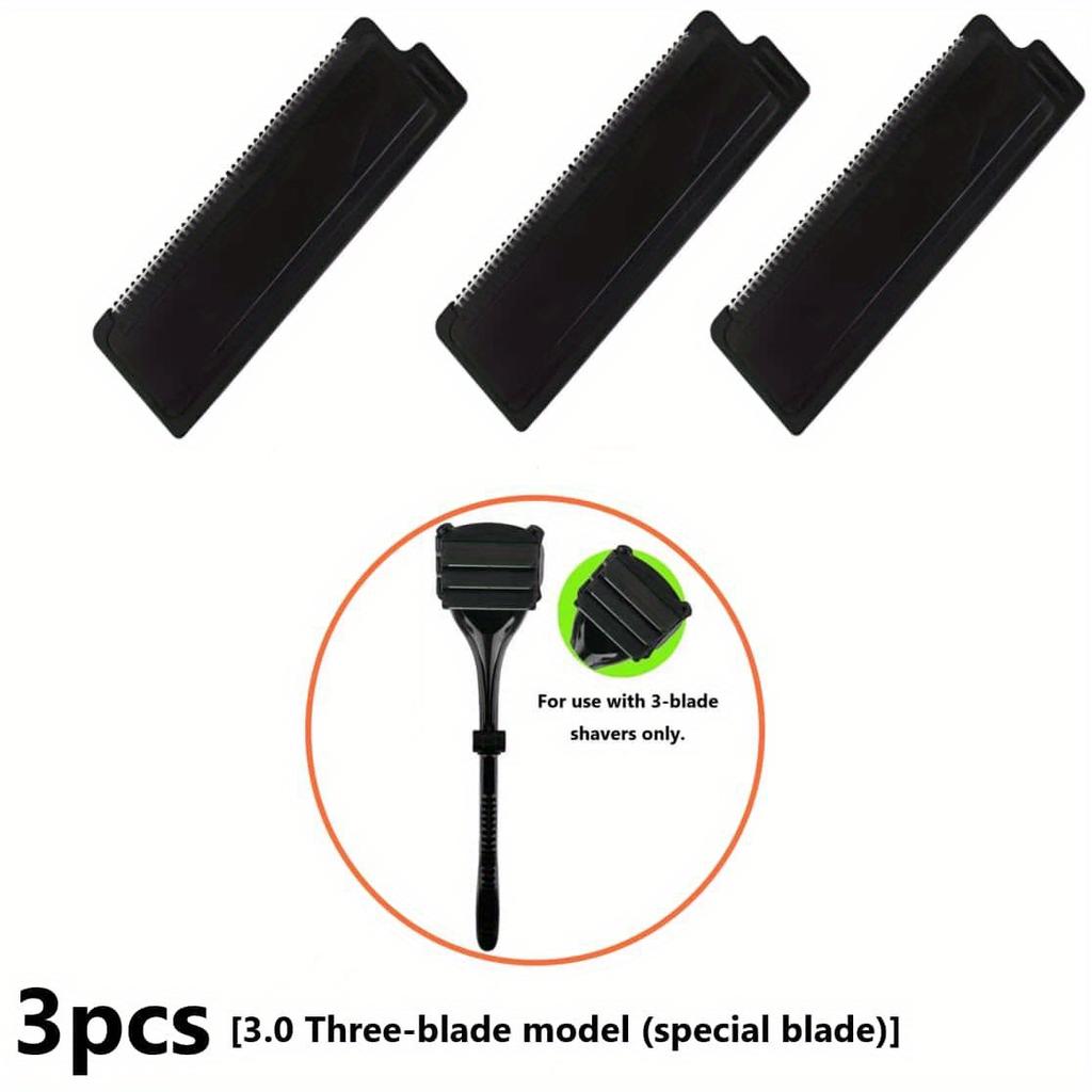 Back&body Shaver FOR MEN, Trimmer, Groomer, DIY, Ergonomic Handle, for The Whole Body, and Back Shaver Replacement Blade Set (Sold Separately)