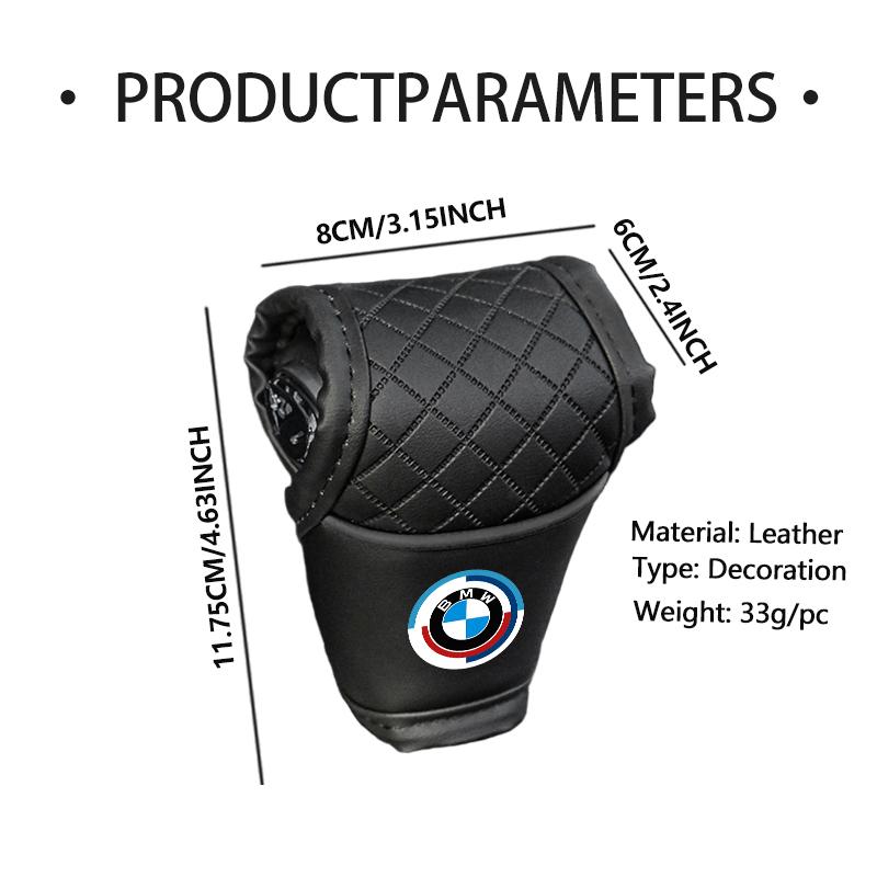 ORCL3 Leather Car Gear Shift Sleeve Knob Protective Cover For BMW X1 X3 E39 E46 E30 E36 E87 E60 E90 F26 G02 E70 F15 E53 G05 E71