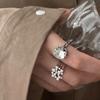 Bf Club Copper Color Ring For Women Jewelry Dots Finger Open Vintage Handmade Ring Allergy For Party Birthday Gift