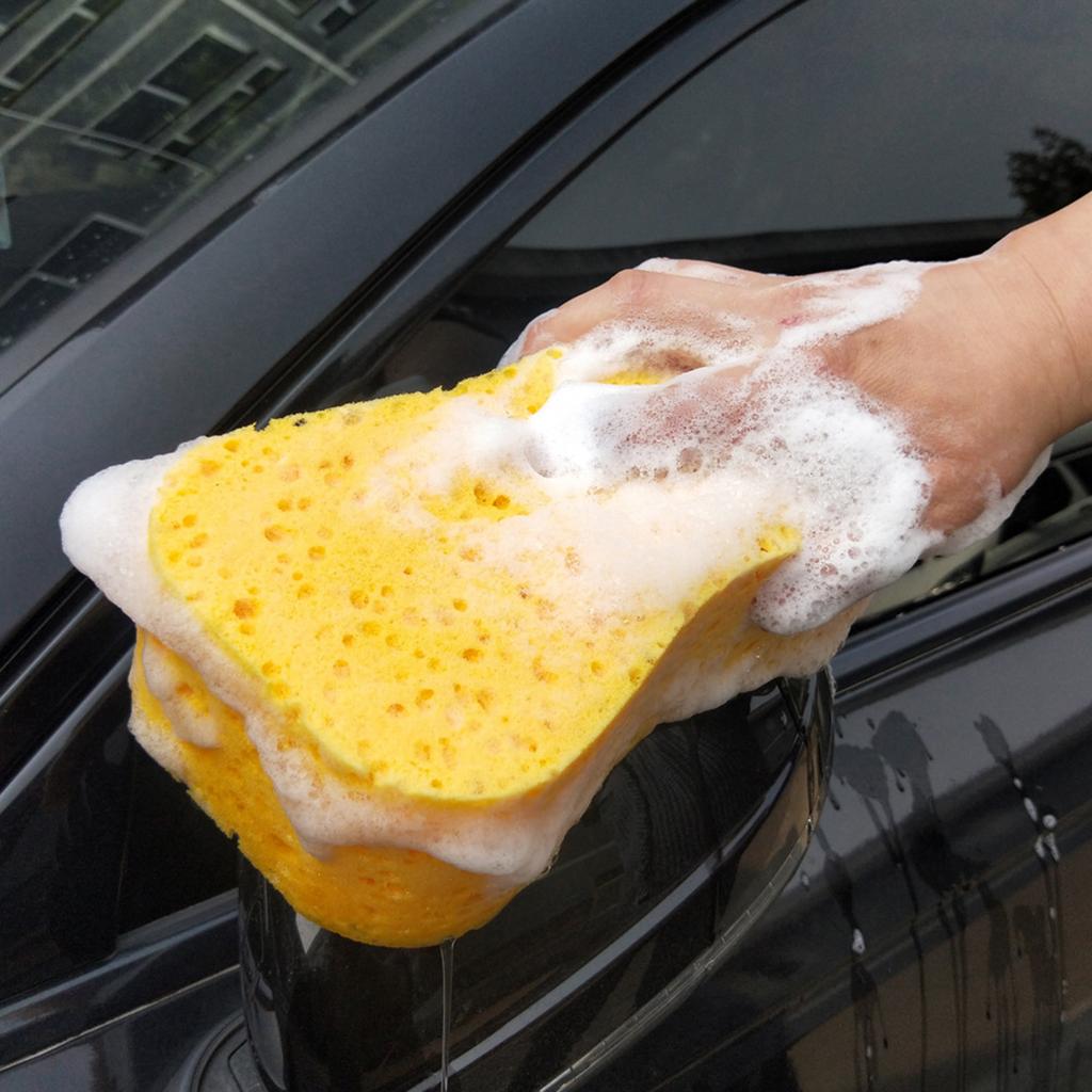 Car Yellow Sponge For Washing Window Anti Scratch Technology Perfect For Wheels Windscreen And Bodywork Cleaning Washing