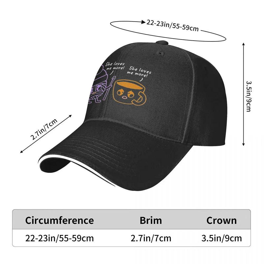 Crochet Yarn Coffee Lover Meme Baseball Cap Funny Graphic Polyester Casual Adjustable Adult Hat