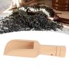 10pcs Wood Bath Salt Scoop Polished Surfaces Eco Friendly Salt Scoop Bath Scoop for Shower Room