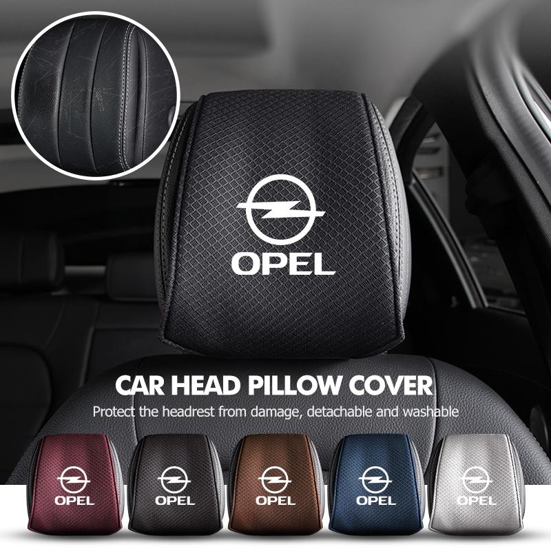 Auto Kopfstützenbezug Auto Sitz Kopfstützkissen Nackenkissen Hülle Für Opel Corsa Astra H G J Insignia Vectra Zafira Meriva KC5