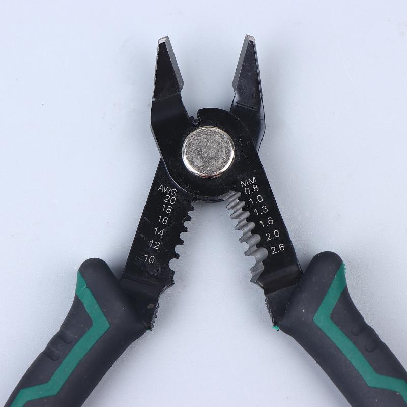 Multi-Functional Wire Stripper Pliers 6.5 Inch Wire Strippers Cable Cutter Tool Crimping Pliers Wire Electrician Hand Tools