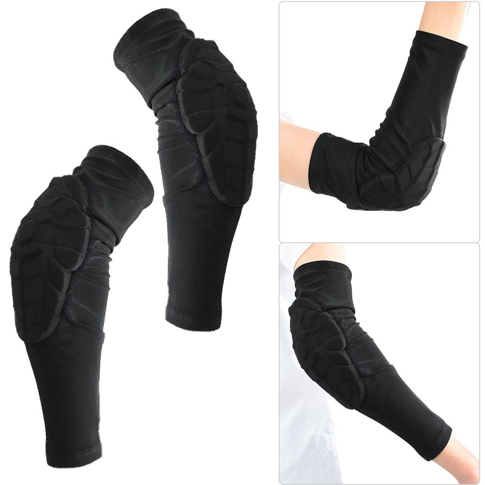 1 pár Dětské Mládežnické Elastické Chrániče Paží Chrániče Loktů Ochranné Vybavení pro Sport Basketbal(S)