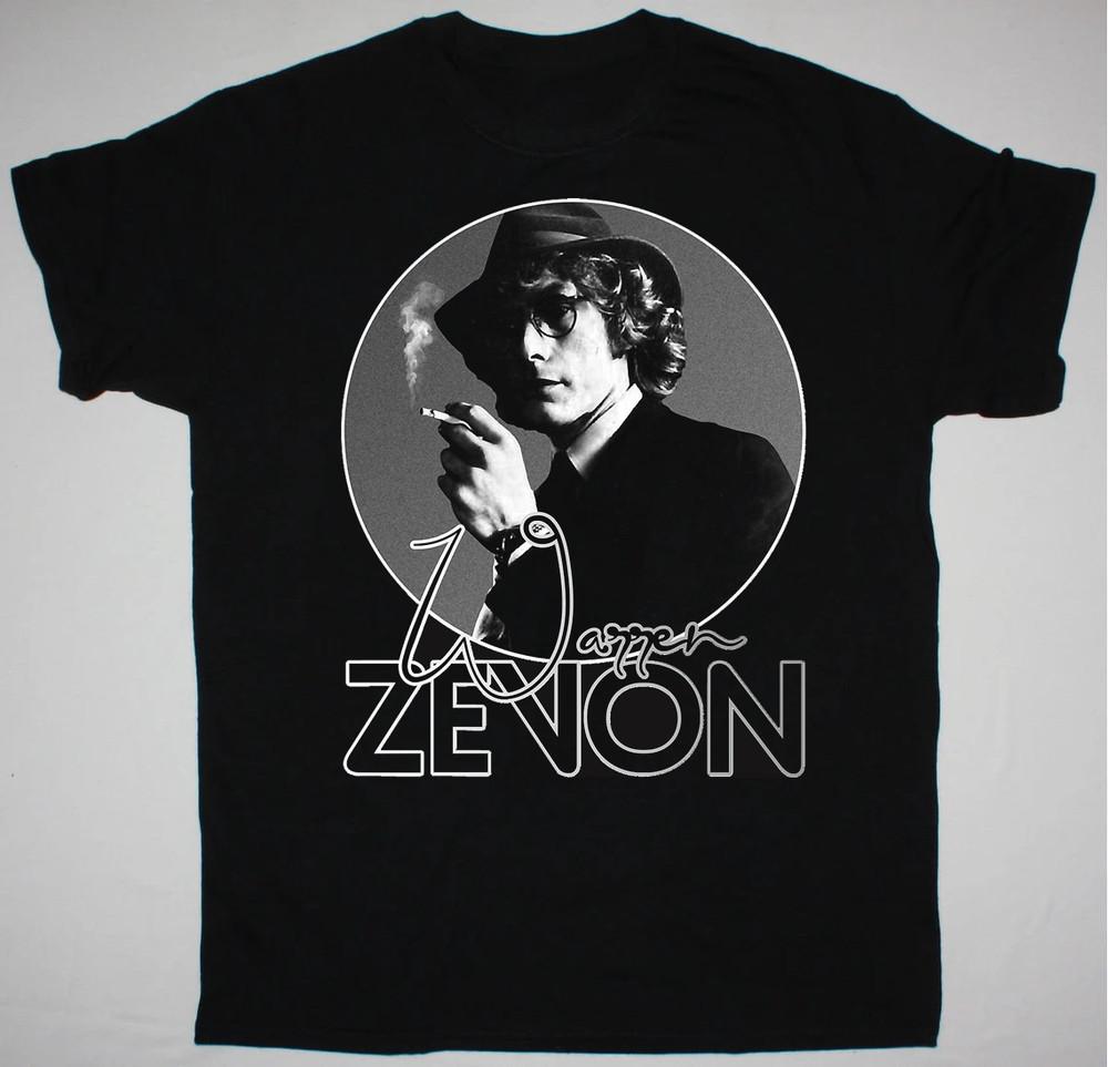 Warren Zevon Black  Cotton Unisex S-5XL Short Sleeve Unisex T-Shirt L
