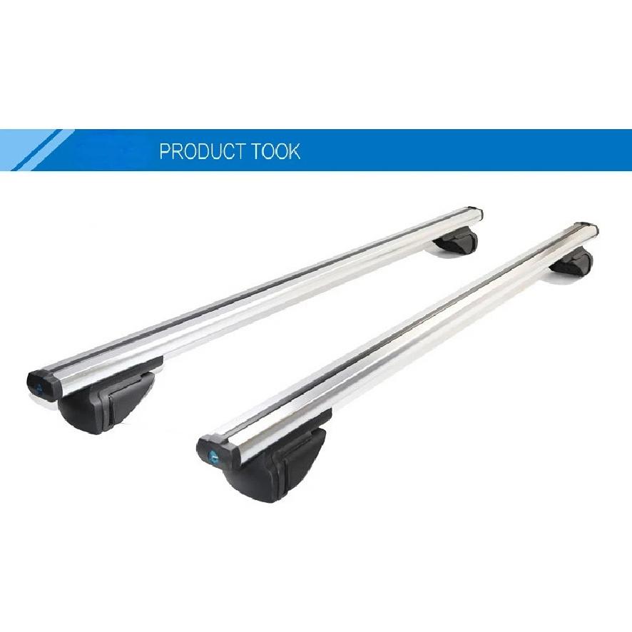 Barre Portapacchi Universali 135CM Barre Trasversali 150 330LBS Per Auto Con Barre Laterali Funzionano Con Portapacchi Kayak Cargo Sci