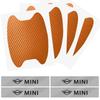 Car Door Sticker Carbon Fiber Scratches Auto Handle Protection Film For Mini Cooper One S Clubman R50 R53 R56 R60 F55 F56 R57 R58 R59