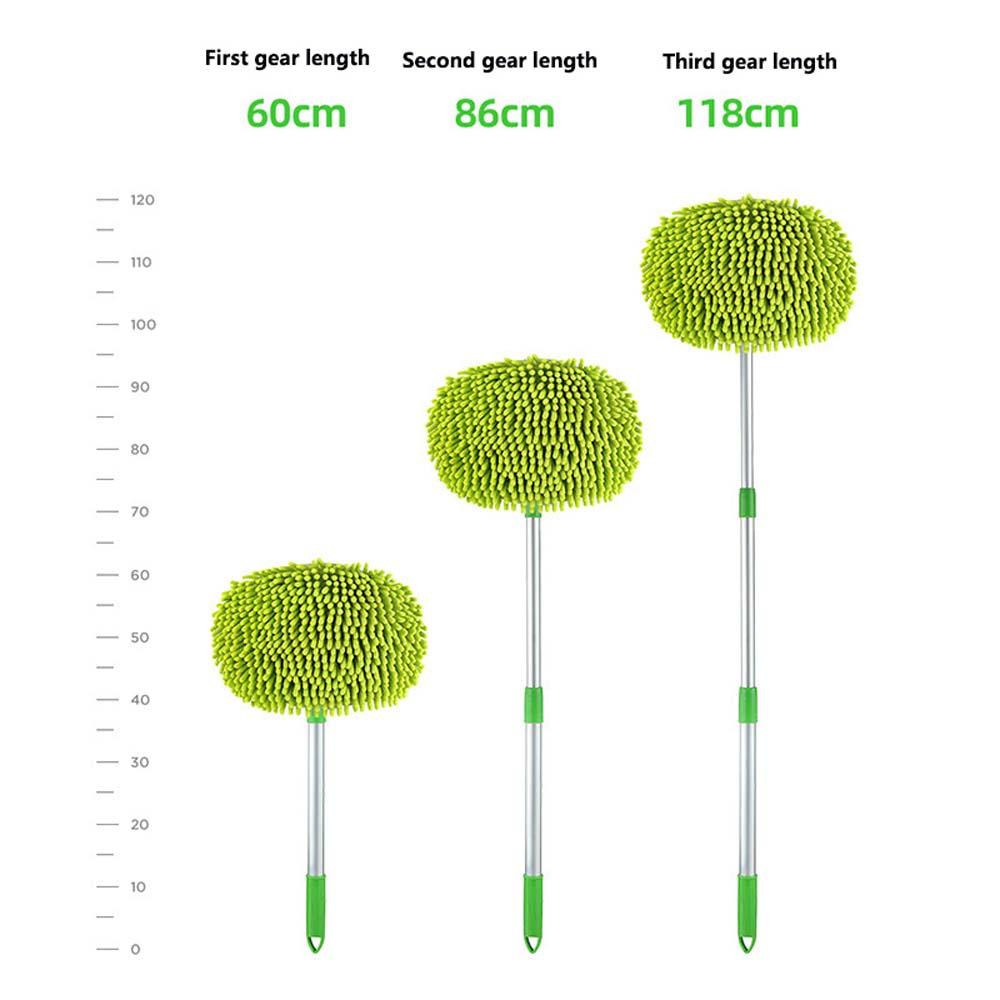 Dust Telescopic Three section Car washing mop Car Cleaning Tool Car brushes Mop Window Wash Tool