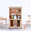 1:12 Dollhouse Miniature Wood Display Cupboard Shelf Cabinet Decoration Painted