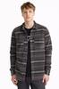 O'neill Superfleece Shirt Gray Crossover Stripe [2350035-38017] Size M