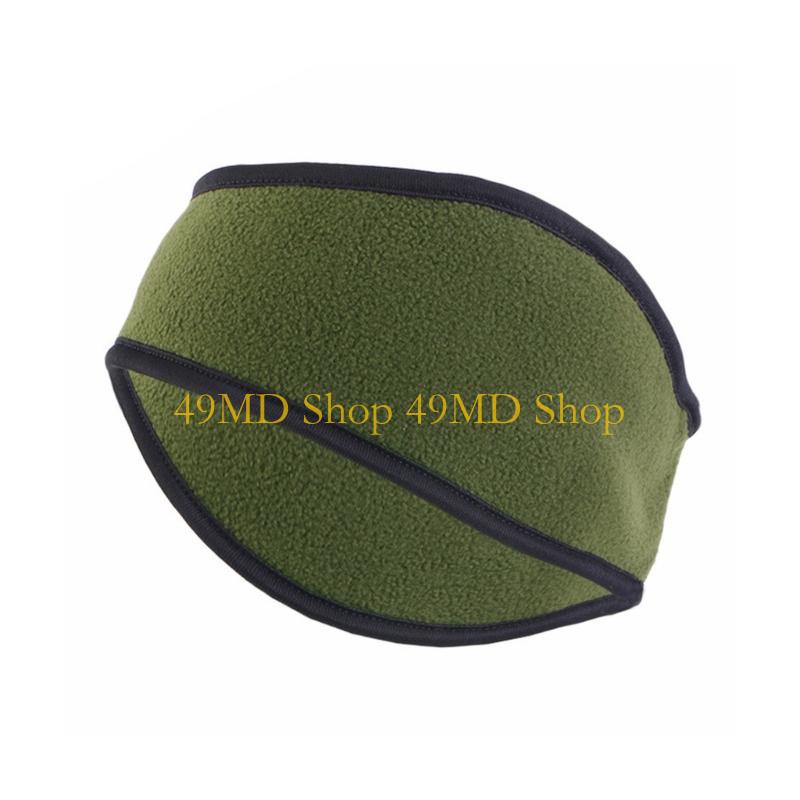 49MD Elastic Sport Headbands Women Winter Warm Earmuff Soft Ear Protecting Headbands for Cold Weather Outdoor Exercise