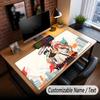 Custom Name Extended Mouse Pad,Chainsaw Man Gaming Desk Mat For Home Office Desktop Decor