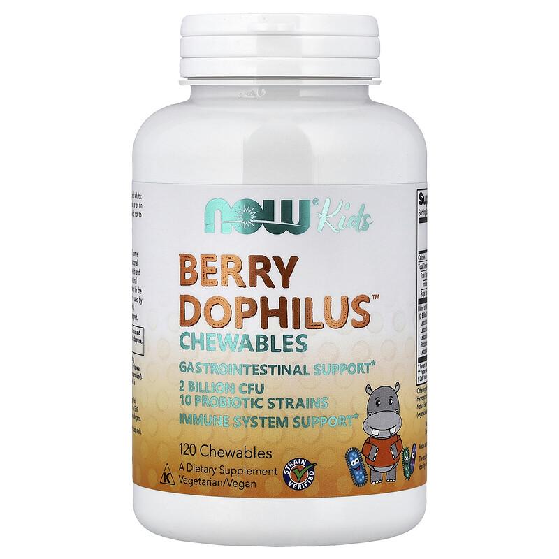 Kids, Berry Dophilus™ Chewables, 120 Chewables