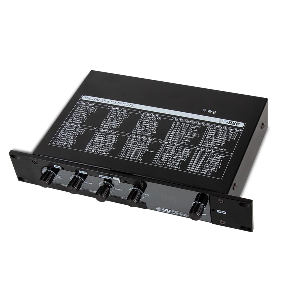 

Оборудование для эффектов DSP, совместимый с Bluetooth стереоскопический звуковой эффект, цифровая реверберация, вход XLR 6,5 мм/выход 6,5 мм, предварительный эффектор KTV