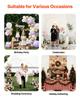 Arch Backdrop Stand, Set of 2, 2.2 m and 1.8 m, Stable Structure, Easy Assembly, Gold Metal Arch Backdrop Stand for Wedding, Birthday Party,