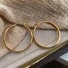 Fashion Versatile Style Circle Simple Temperament Earrings Versatile Premium Sense Simple Retro Earrings
