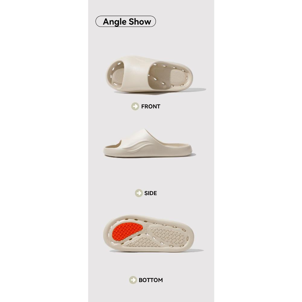 Anti Slip Water Leakage Slippers for Men's Indoor Home, Home Hotel Hollow Bathroom Slippers, Shower Slippers