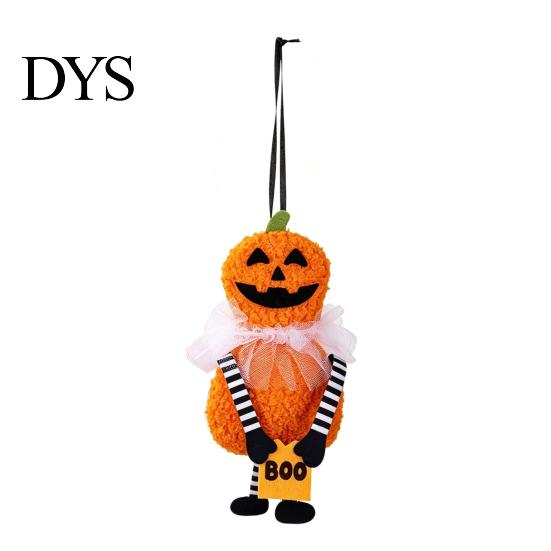Desktop And Wall Hanging Decor Halloween Ghost Pumpkin Ornament, Car Rearview Mirror Pendant, Cute Party Decorations School Bag Keychain Charm,