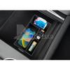 Silicone Car Central Console Storage Box for Tesla Model Y Juniper Launch 2025 2026-UP Tidying Black Tray Organizer Accessories