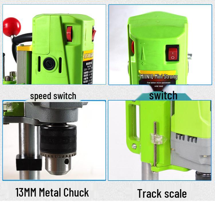 Compact Multifunctional High-Speed Mini Bench Drill for Bead Making and Milling