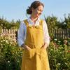Stain-resistant Waterproof Apron Small Fresh Cooking Apron Workwear Cleaning Apron  Cafe