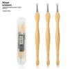Nail Art Cuticle Remover Tool: Deep V Fork for Dead Skin and Manicure