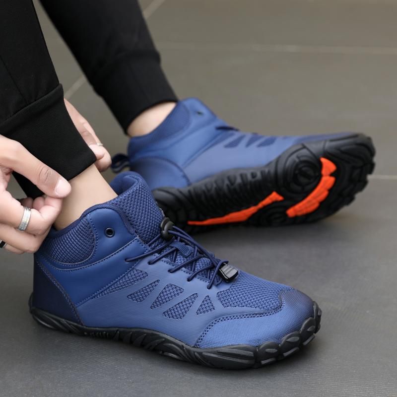 High-top Cotton Shoes Winter Hiking Sneakers Anti-slip Men Women Outdoor Trekking Camping Shoes Elastic Climbing Shoes