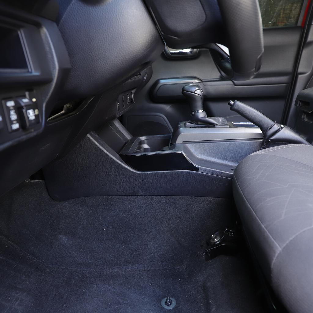 Glossy Black Center Console Gear Side Strip Sticker For Toyota Tacoma 2015-