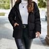 2026 Winter Womens Hooded Loose Puffer Coat Thick Cotton Jacket Plus Size Casual Outerwear