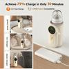 USB Rechargeable Baby Bottle Warmer Digital Display Breastmilk Heating Sleeve  Outdoor