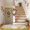 40*40cm Easter Egg Wreath, Artificial Flower Wreath, Spring Wisteria Wreath, Home Doorway Decoration