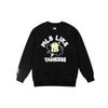 MLB Trendy Sweatshirts Unisex Black Crew Neck Moderate Regular 31MT02041-50L